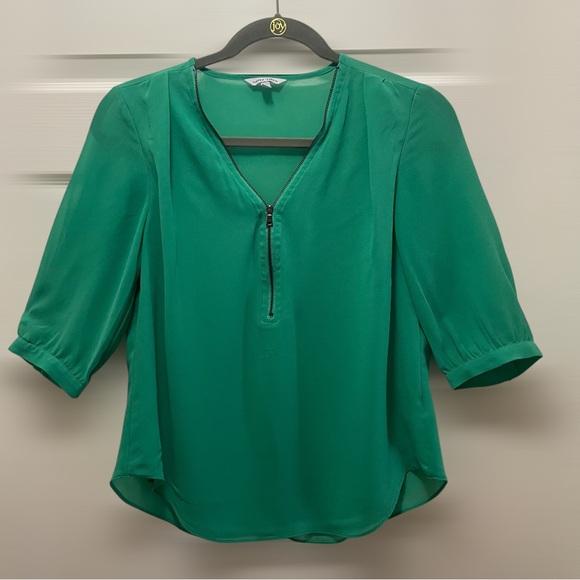 Naked Zebra Tops - Naked Zebra Green Women's Top/Blouse